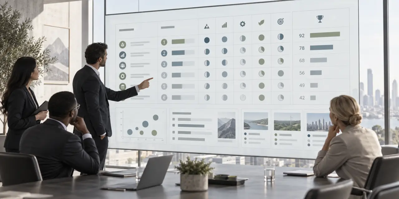 Un tableau de scoring fiable repose sur des critères comparables et des priorités explicites