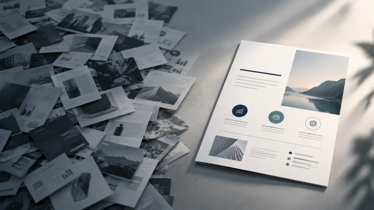 Brochure commerciale : le format qui noie vos offres, et celui qui les fait choisir